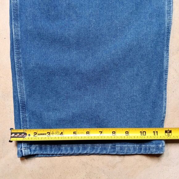 Dickies Blue Denim Jean Pant Workwear Bib Overalls - Size 50x30 - Picture 8 of 8